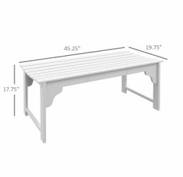 Outsunny Wooden Bench