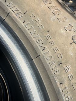 LT 275/70/18 Goodyear (4 Tires)