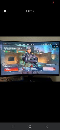 ( PC Bundle) Cruved Gaming Monitor Adjustable Stand ,PC , Mouse and Keyboard (OBO)