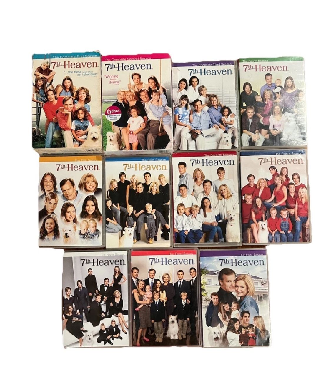 7th Heaven: the Complete Series 1-11 set Seasons 1 2 3 4 5 6 7 8 9 10 11 DVD lot