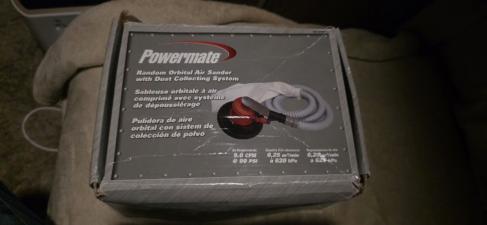 Powermate 6" Random Orbital Air Sander w/ Dust Collector