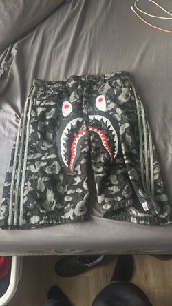 Bape x Adidas Dark camo shorts size S $100!!