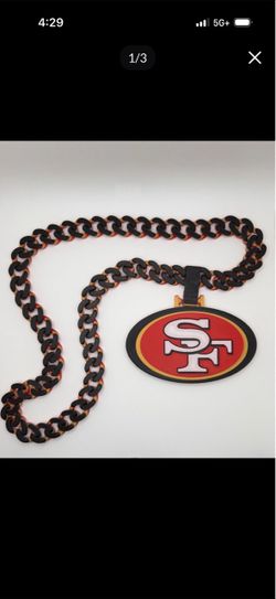 San Francisco 49ers/ NFL/ Football/ Hype Chain/ Necklace/ Sports/ 49ers/ NFL/ New