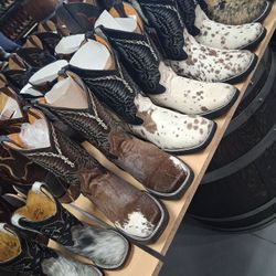 Botas De Piel De México Estilo Vaquero 
