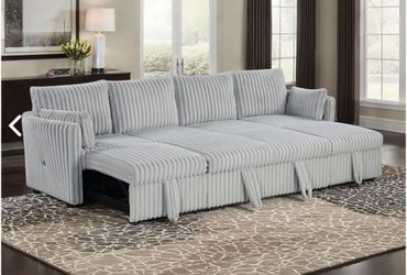 Luxury Sleeper Storage Sectional | $0 Down Financing Available