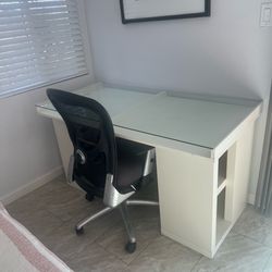 Modern desk and chair