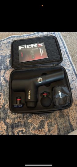 FitRx Massage Gun with Case and Attachments