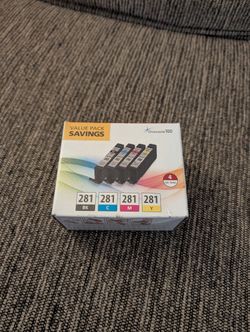 Genuine Canon CLI-281 set