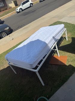 Ikea Twin Bed Frame with Mattress