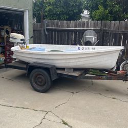 Walker Bay 10’ Dingy Boat & trailer 