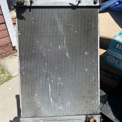 G37 Radiator w/ condenser for manual trans. NOT AUTO 