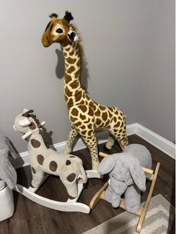 Stuffed rocking animals and decor