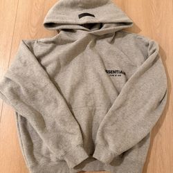 Dark Oatmeal Essentials Hoodie Size XS