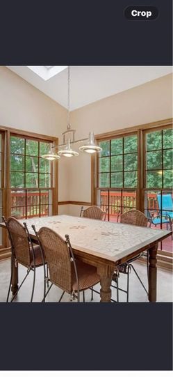 Breakfast table with 4 chairs