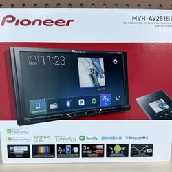 NEW! Pioneer MVH-AV251BT 7" Digital Media Receiver Mechless Carplay