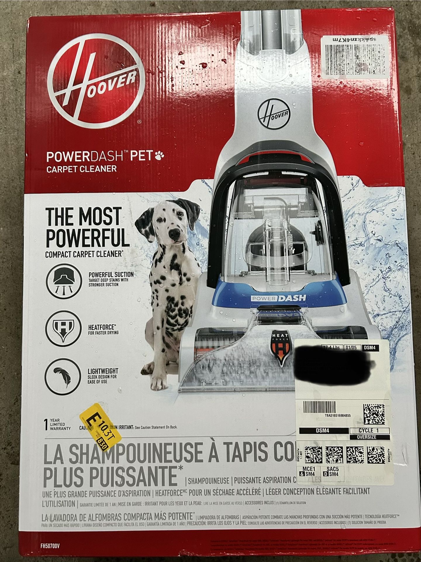 BRAND NEW PET Vacuum Shampooer (with Unopened Carpet Solution) 