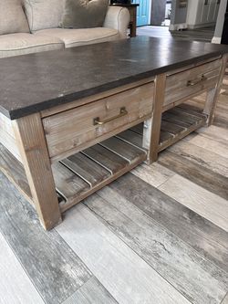 Pottery Barn Coffee Console and End Tables  Parker model