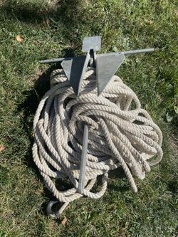 Boat Anchor With 100’ Of  Rope