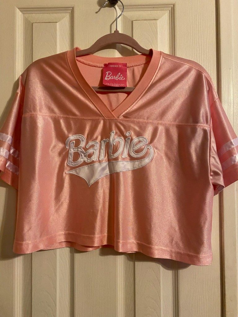 Forever 21 Barbie Crop Top Size M