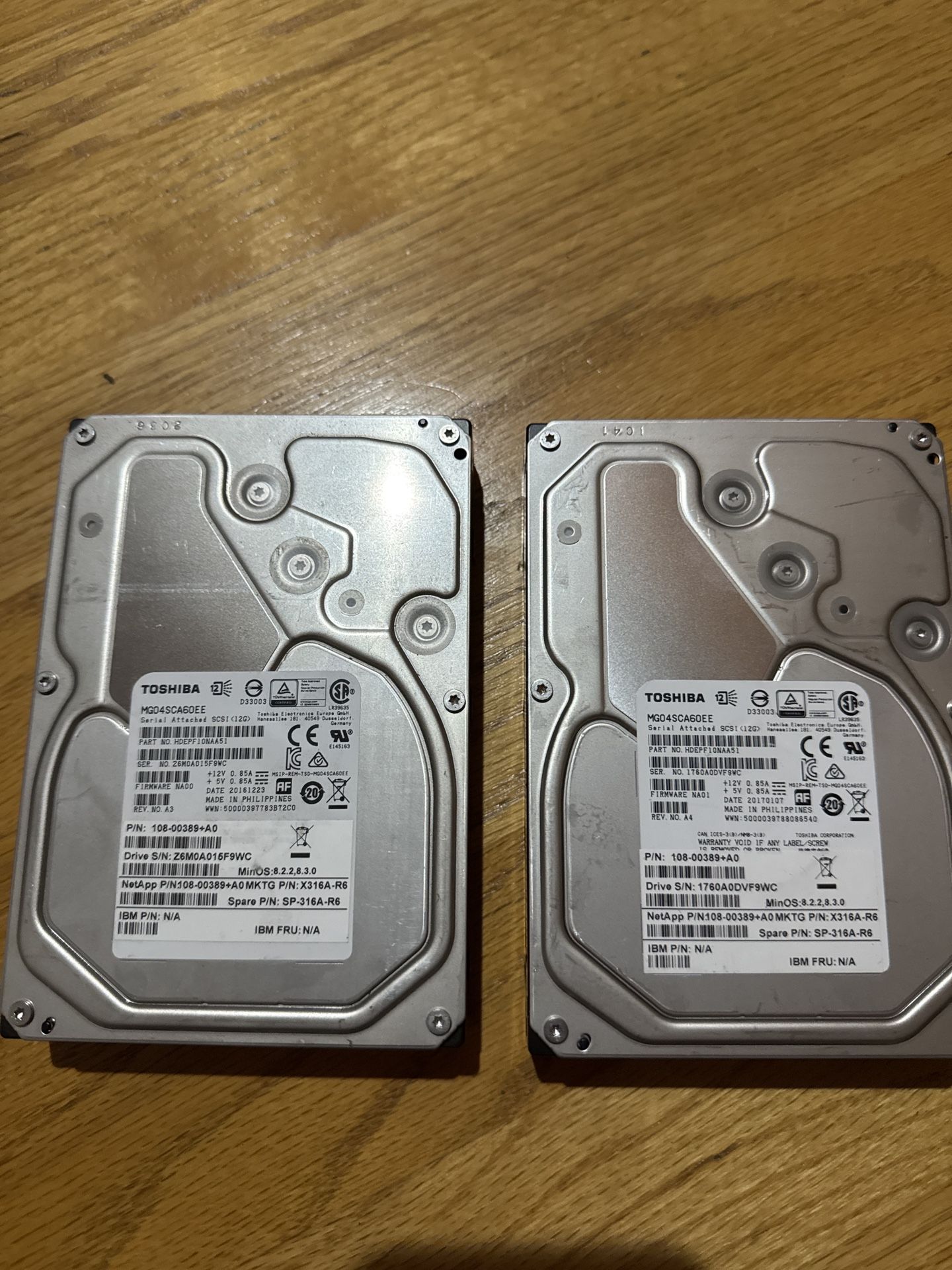Toshiba Enterprise 6TB SAS Drives – MG04SCA60EE