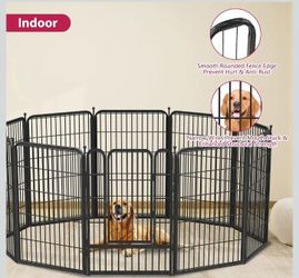 Jhsomdr Playpen 32 inch 10 Panels Portable
