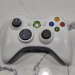 Xbox 360 Wireless White Controller 