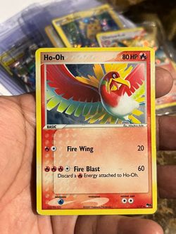 Pokemon TCG Ho-Oh 1/17 Pop Series 5 Holo Rare Holo Bleed Error MP