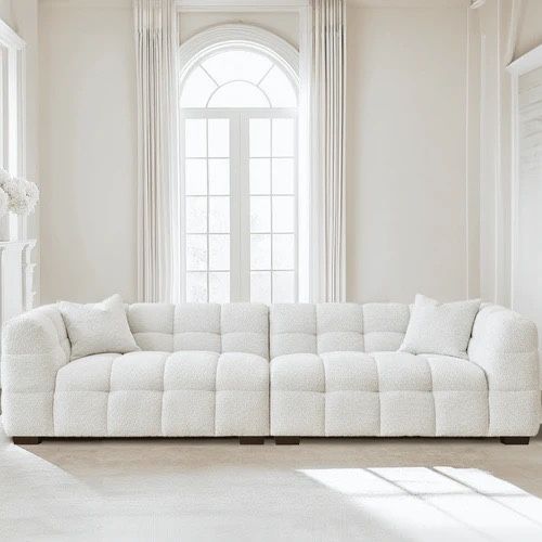 Modern White Sofa