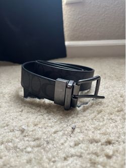 Black Coach Cut To Size Reversible Belt 38 mm