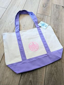 Trader Joe's Large purple tote bag