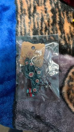 Leather Cactus Earings