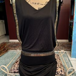 Super Stylish Black Mini Dress Size S. 🩷🩷