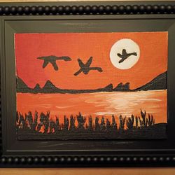 Sunset Acrylic 5x7