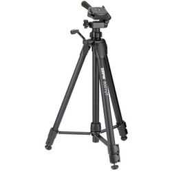 Sunpak 8001UT 3-Section Aluminum Tripod with 3-Way Pan Head, Black