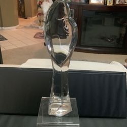 Crystal Mother And Child Figurine Excellent Condition