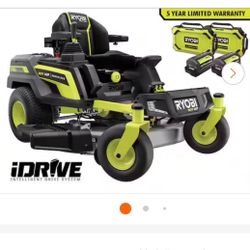 80V HP Brushless 42 in. Battery Electric Cordless Zero Turn Riding Mower (
