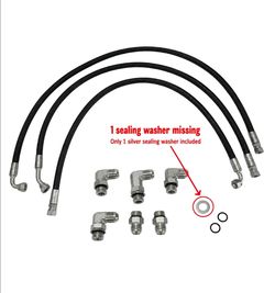 Upgraded Allison Transmission Coolers Line Kit For 6.6L LML Duramax Diesel 11-14