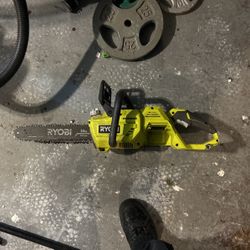 Ryobi 40v  Chain Saw 14 Inch Works Great 