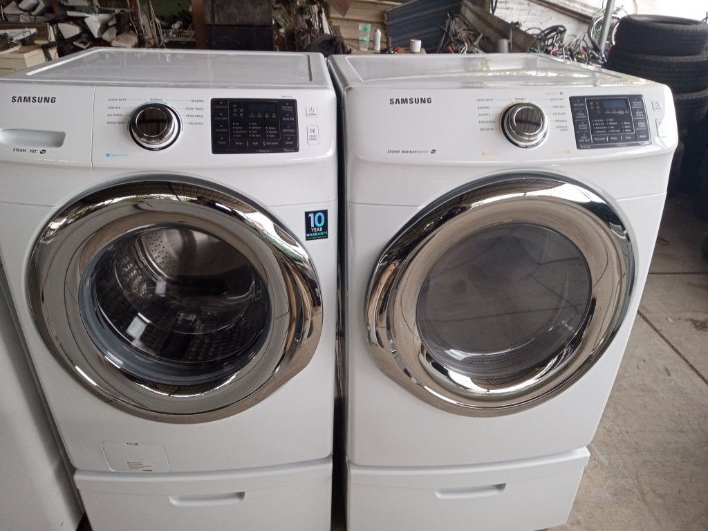 Samsung Washer And Electric Dryer Set