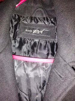 Black Velvet Peacoat