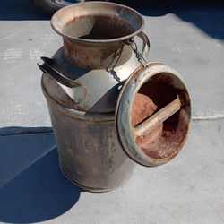 Vintage Steel Milk Jug 