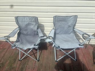 Two nice fold up chairs