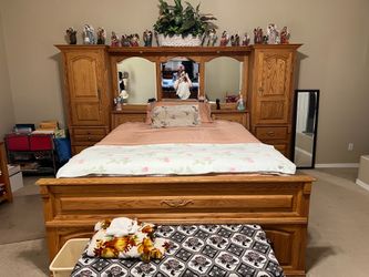 Oak Bed Frame Cali King