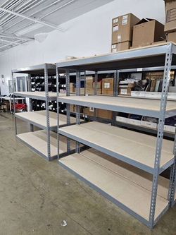 Warehouse 4 Tier Shelving 72 in W x 18 in D Garage Storage Racks Stronger Than Homedepot Lowes And Costco Delivery Available
