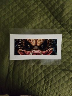 The Predator Eyes Print And Autographed By Jason Edminston