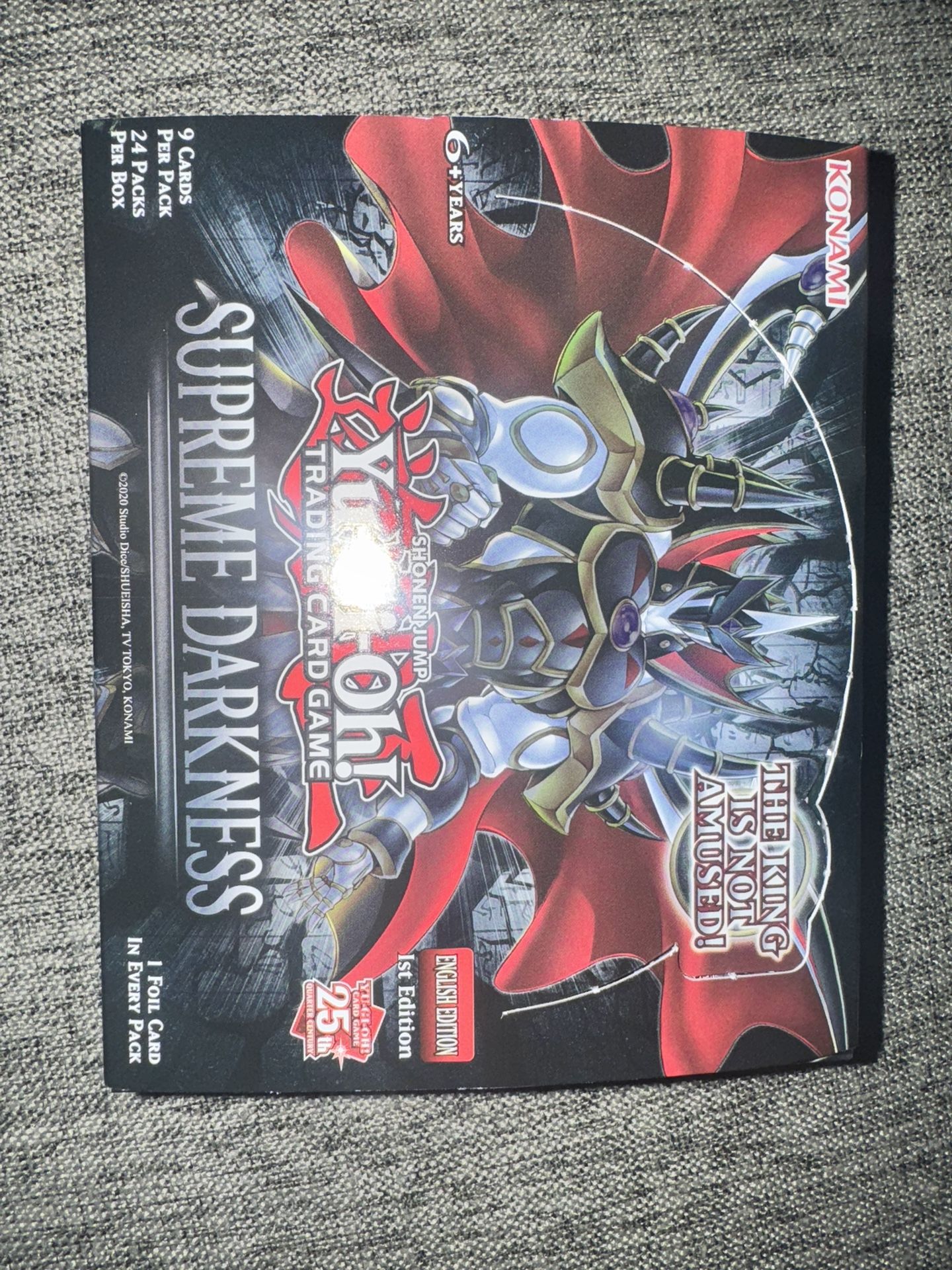 Yugioh Supreme Darkness Booster Box 1st Edition Factory Sealed Yugioh Supreme Darkness Booster Box 1st Edition Factory Sealed