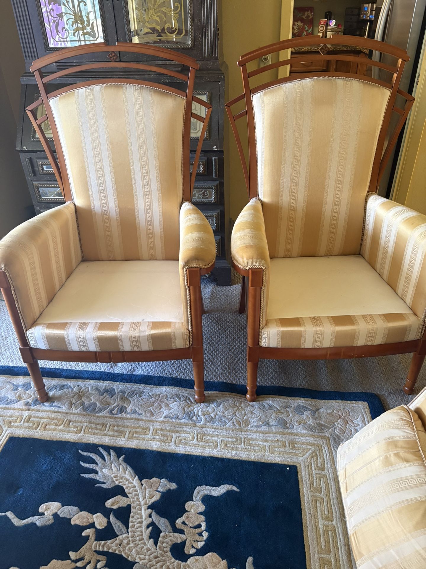 Twin Antique Carpanelli Chairs