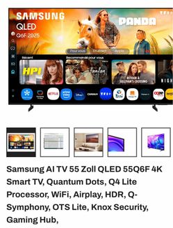 Samsung 55 inch Smart Tv Qled brand new in box
