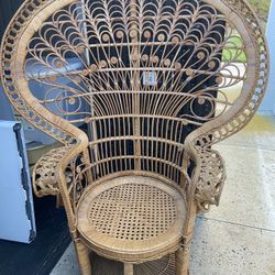 Antique Peacock Chair