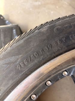 Tires and wheels